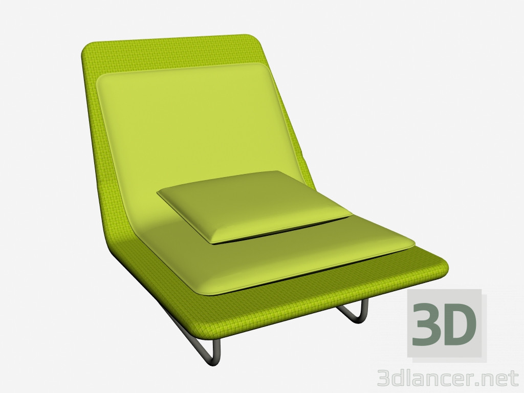 Modelo 3d Cadeira de areia - preview