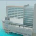 3D Modell Bürogebäude - Vorschau