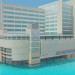 3D Modell Bürogebäude - Vorschau