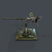 3D Makineli tüfek taret 3d model modeli satın - render