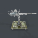 Modell des Maschinengewehrrevolvers 3d 3D-Modell kaufen - Rendern
