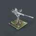 Modell des Maschinengewehrrevolvers 3d 3D-Modell kaufen - Rendern