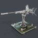 Torreta ametralladora modelo 3d 3D modelo Compro - render