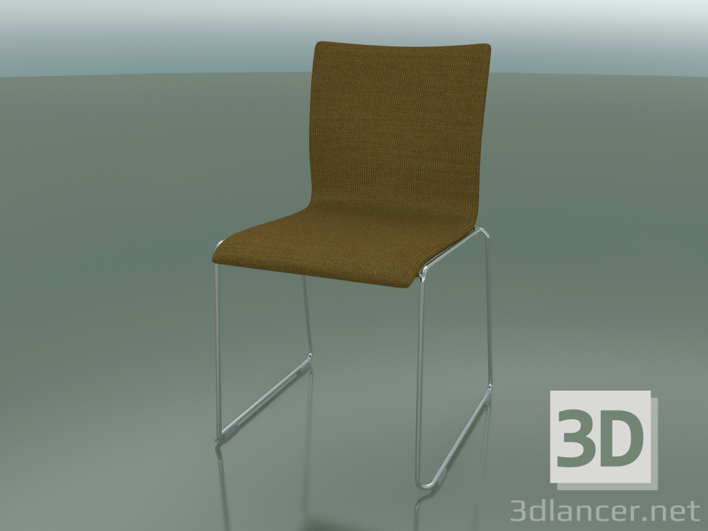 modèle 3D Chaise coulissante, extra-large, avec revêtement en tissu (127) - preview