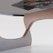 modello 3D Tavolo (Vitra Brown Coffee Table) - anteprima