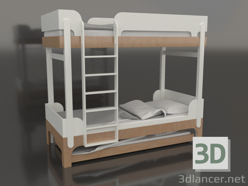 3 डी मॉडल चारपाई बिस्तर ट्यून यू (UWTUA2) - पूर्वावलोकन