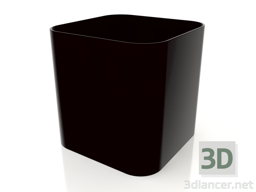 3d модель Горшок для растения 1 (Black) – превью