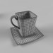 3D Kahve ikramı modeli satın - render