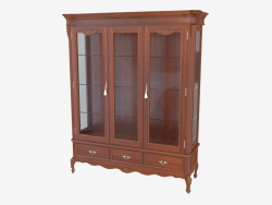 Showcase with two doors and three drawers BN8804 (wood)