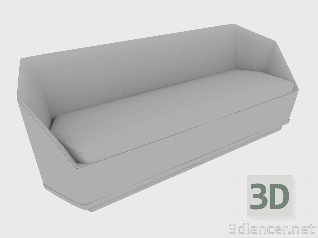 modèle 3D Banc YUME BENCH (182x60xH65) - preview