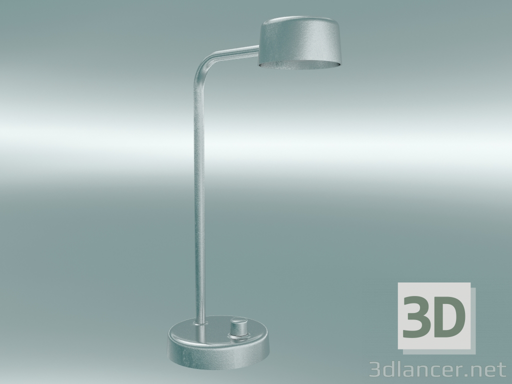 3d model Título de trabajo de la lámpara de mesa (HK1, aluminio pulido a mano) - vista previa