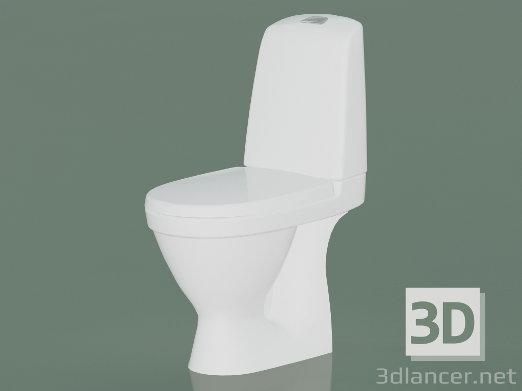 3D Modell Toilettenschüssel bodenstehend 5510L Nautic С + (GB1155103R1217) - Vorschau