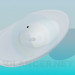 3D modeli Geniş oval lavabo - önizleme