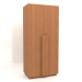 3d model Wardrobe MW 04 wood (option 3, 1000x650x2200, wood red) - preview