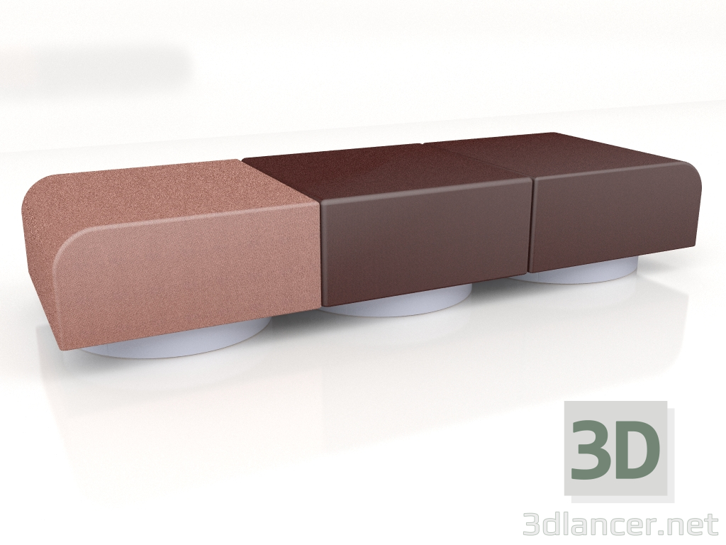 modèle 3D Canapé en rouleau RL10 - preview