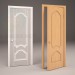 3D Modell Tür Holz - Vorschau