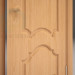 3d model puerta madera - vista previa