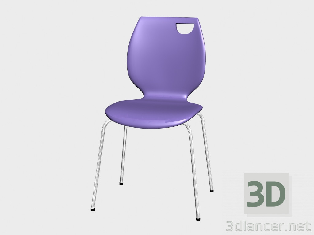3d модель стілець Cappucino – превью