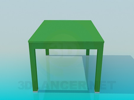 3D Modell Normale Tisch - Vorschau