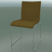 modèle 3D Chaise coulissante, extra-large, avec revêtement en tissu, rembourrée (127) - preview