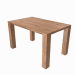 3d Деревянный столик модель купить - ракурс