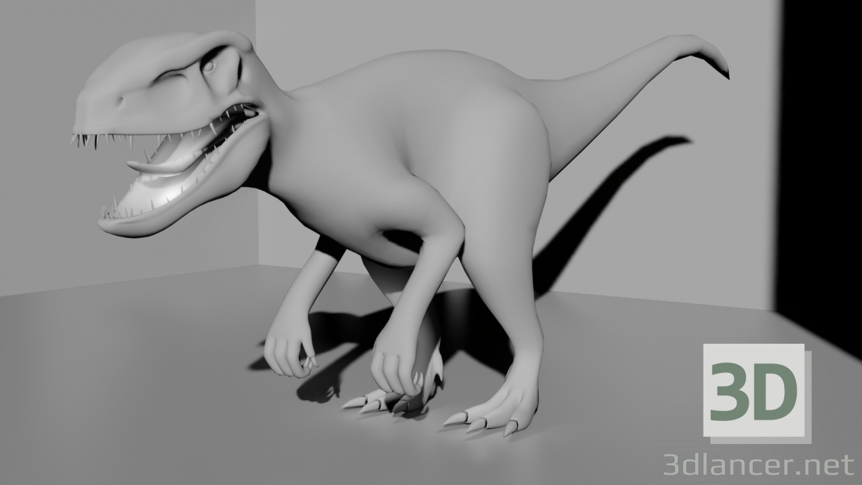 modello 3D di Raptor comprare - rendering