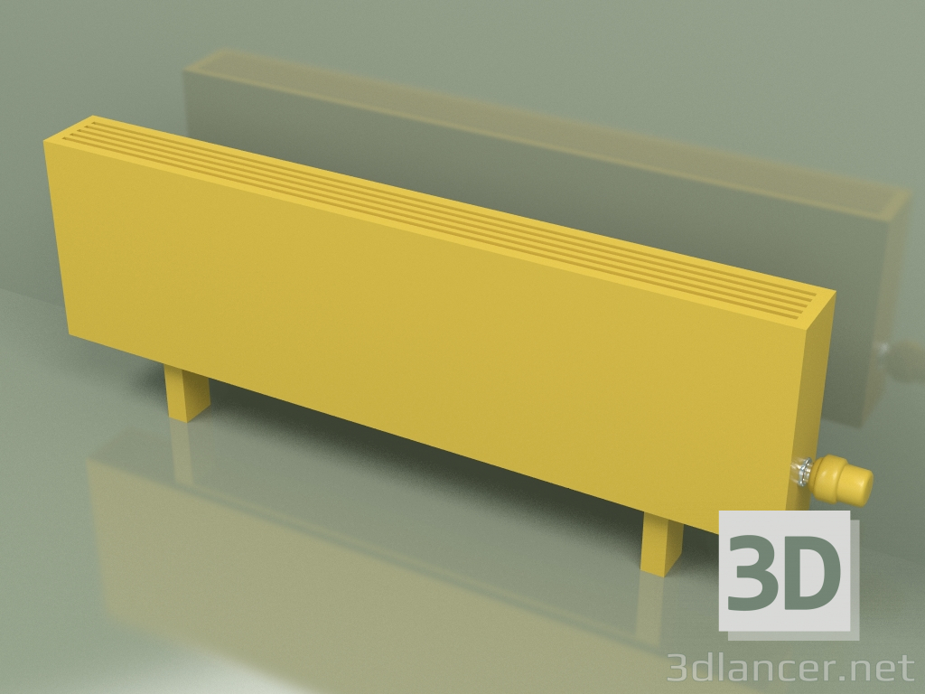3D modeli Konvektör - Aura Comfort (280x1000x96, RAL 1012) - önizleme