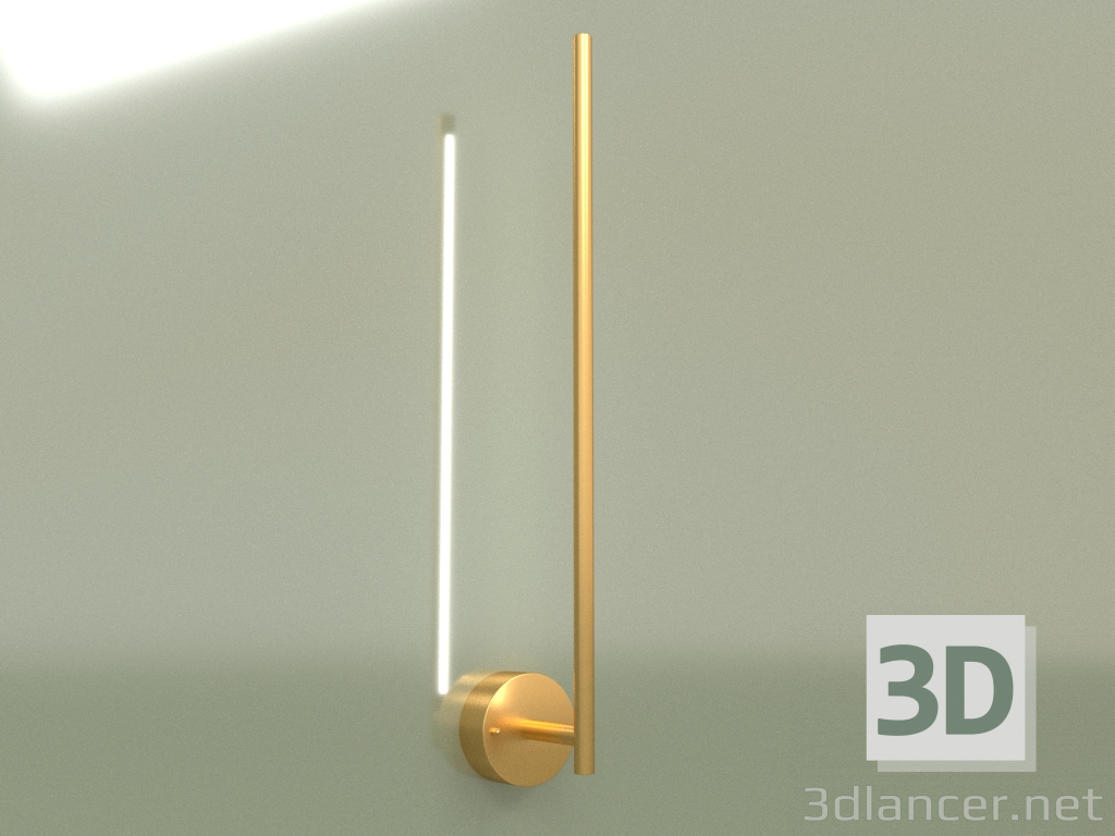 3d model Aplique LINE 600 26301-3 (Dorado) - vista previa