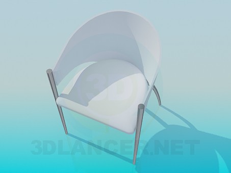 3d модель Стул-кресло – превью