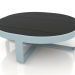 modèle 3D Table basse ronde Ø90 (DEKTON Domoos, Bleu gris) - preview