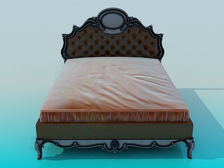 3 डी मॉडल बिस्तर - पूर्वावलोकन