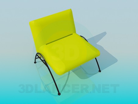3d модель Кресло без подлокотников – превью
