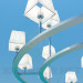 modello 3D Il lampadario in stile di minimalismo - anteprima