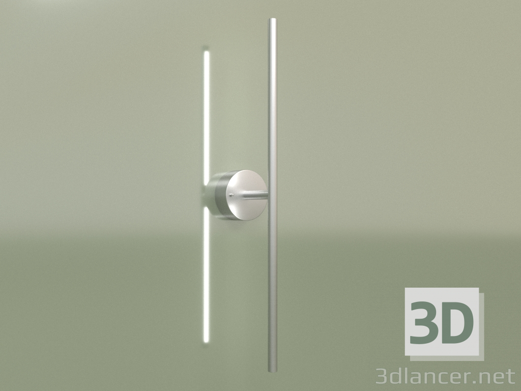 modello 3D Lampada da parete LINE 600 26301-1 (Argento) - anteprima