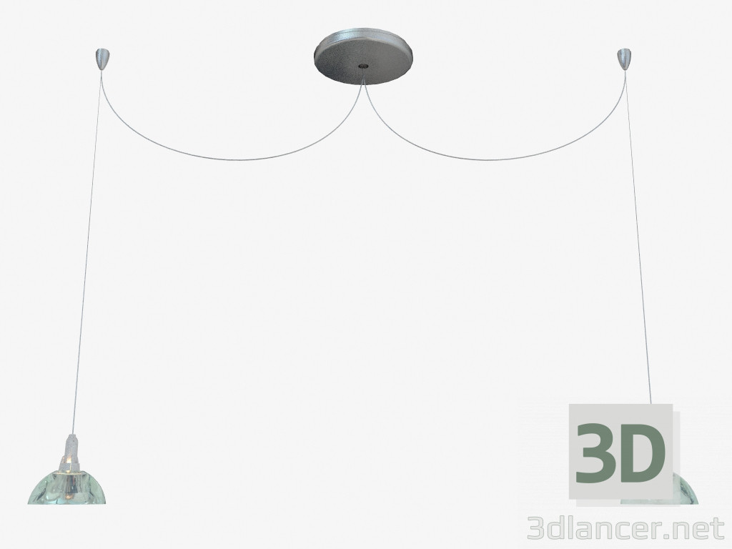 3D Modell Lampe hängt 376 Galileo Mini 2 - Vorschau