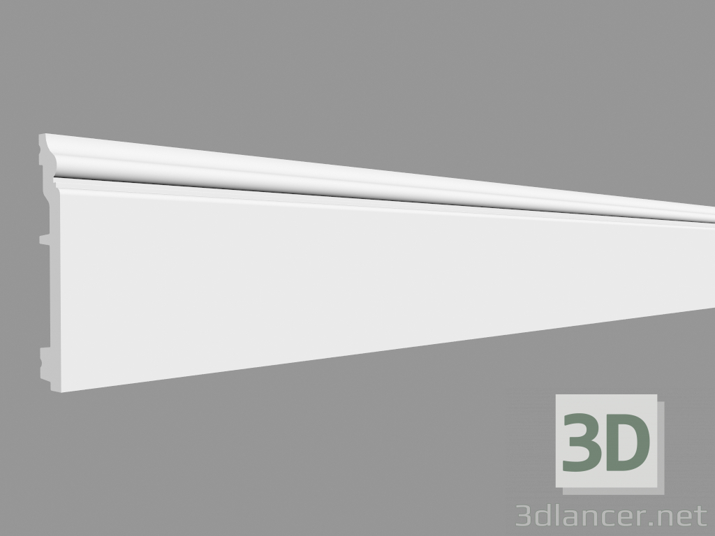 3D modeli Plinth SX173 - CONTOUR (200 x 10 x 1,6 cm) - önizleme