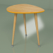 modello 3D Tavolino Drop (arancione, impiallacciato chiaro) - anteprima