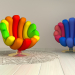 sillón arcoiris 3D modelo Compro - render