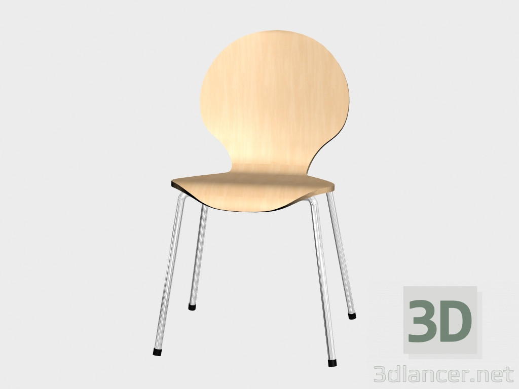 3D Modell Espresso Stuhl - Vorschau