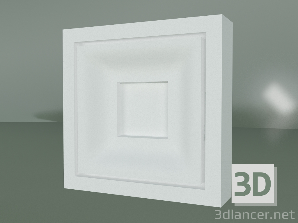 3D modeli Alçı dekorasyon elemanı ED035 - önizleme
