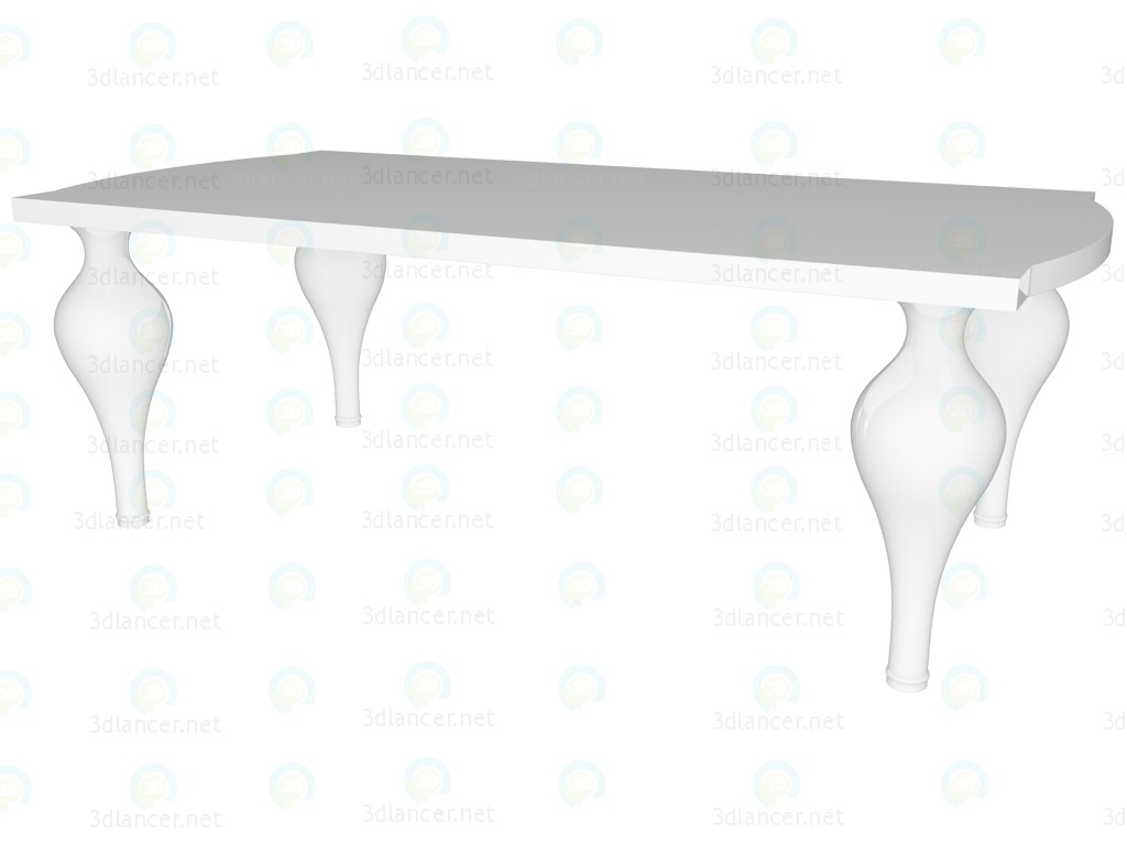 modello 3D Sala da pranzo tavolo - anteprima