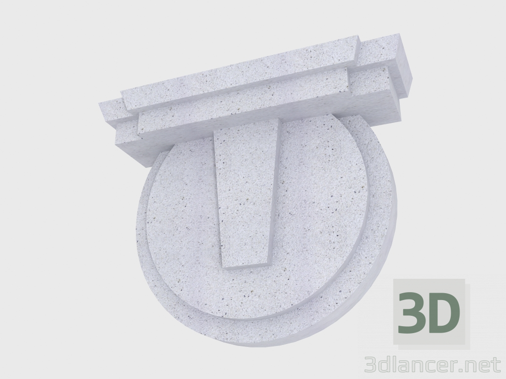 3D modeli Ön Destek (FT45L) - önizleme