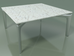 Table carrée 6716 (H 28,5 - 60x60 cm, marbre, LU1)