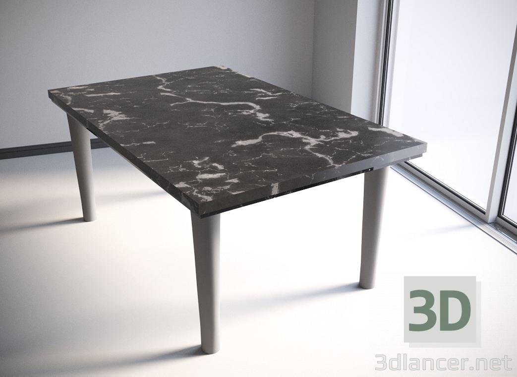 3 डी टेबल मॉडल खरीद - रेंडर