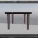 3d table model buy - render