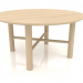modèle 3D Table basse JT 061 (option 2) (D=800x400, bois blanc) - preview