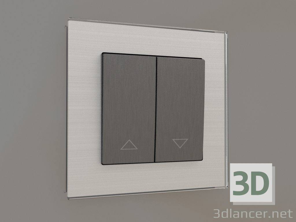3d model Blinds switch (corrugated graphite) - preview