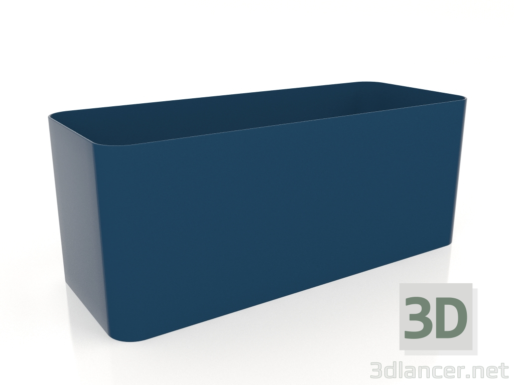 3D Modell Blumentopf 4 (Graublau) - Vorschau