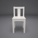 modèle 3D enfants chaise kritter - preview