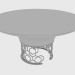 modèle 3D Table à manger CLAIRMONT TABLE (d150xH74) - preview
